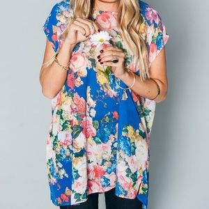 Show Me Your Mimi Faith Tunic- Royal Garden
